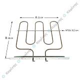 ΚΑΤΩ ΑΝΤ/ΣΗ ARISTON 1200W ΜΑΚΡΥ ΛΑΜΑΚΙ
