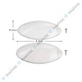 ΠΛΑΦΟΝΙΕΡΑ ΑΠΟΡΡΟΦ 10x5,4cm ΟΒΑΛ ΣΕΤ 2 ΤΕΜ