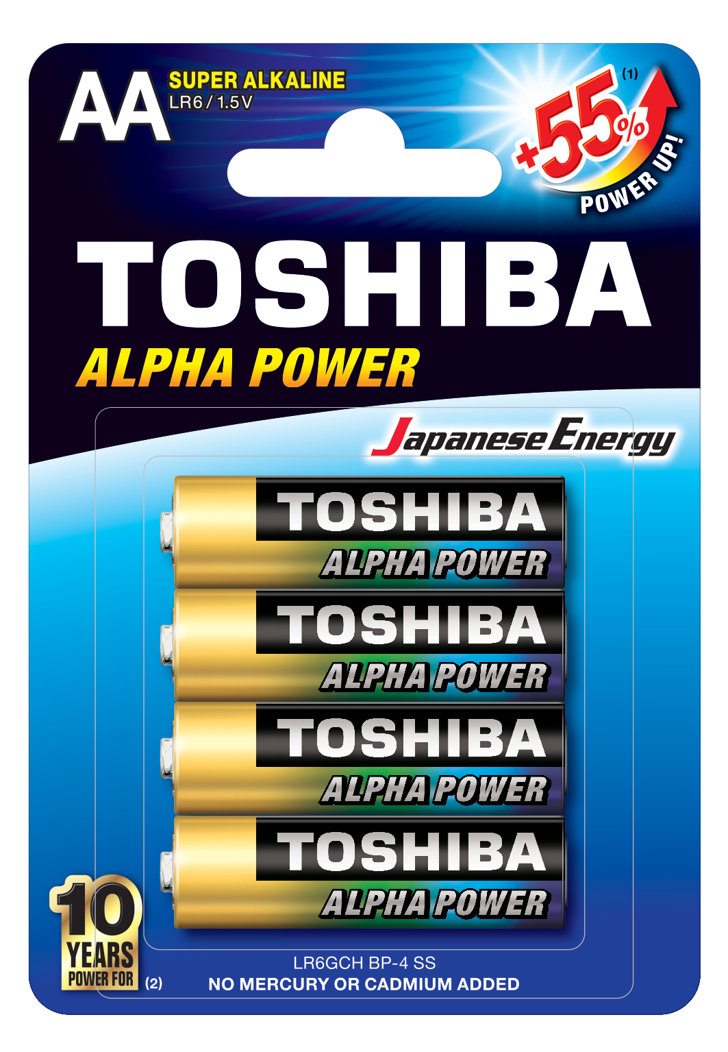 Toshiba Alpha Power AA (blister 4 pcs) - LR6GCH BP-4