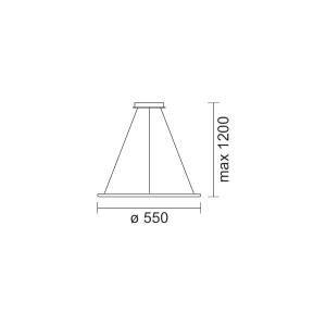 ΚΡΕΜΑΣΤΟ ΦΩΤΙΣΤΙΚΟ LED 35W 3000K