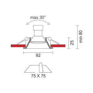 ΧΩΝΕΥΤΑ ΠΕΡΙΣΤΡΕΦΟΜΕΝΑ ΟΡΟΦΗΣ ΠΛΑΣΤΙΚΑ GU10