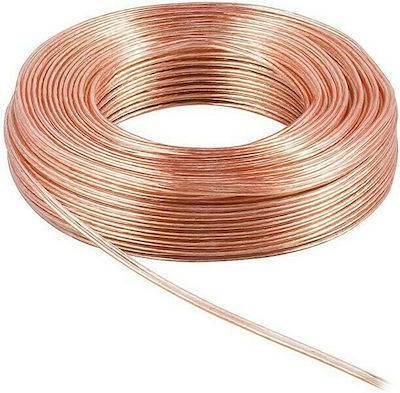 FTT12-012 ΚΑΛΩΔΙΟ TELEWIRE ΗΧΕΙΩΝ ΔΙΑΦΑΝΟ  2 Χ 0.75mm ΚΑΘΑΡΟΣ ΧΑΛΚΟΣ (15METΡΑ)