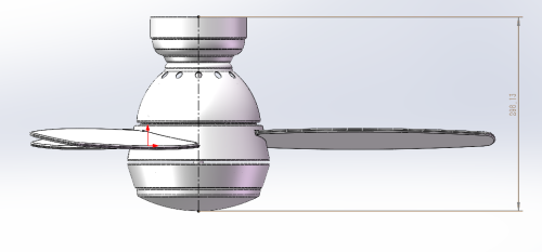 ΑΝΕΜΙΣΤΗΡΑΣ ΟΡΟΦΗΣ CF-3618 MATT WHITE 36" ΜΕ LED ΦΩΣ ΚΑΙ ΤΗΛΕΧΕΙΡΙΣΤΗΡΙΟ 85W