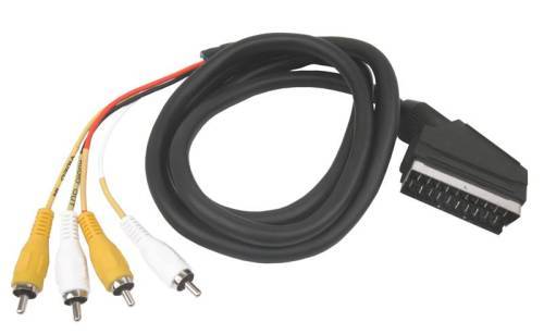 ΚΑΛΩΔΙΩΣΗ SCART - 4 RCA 1.3M