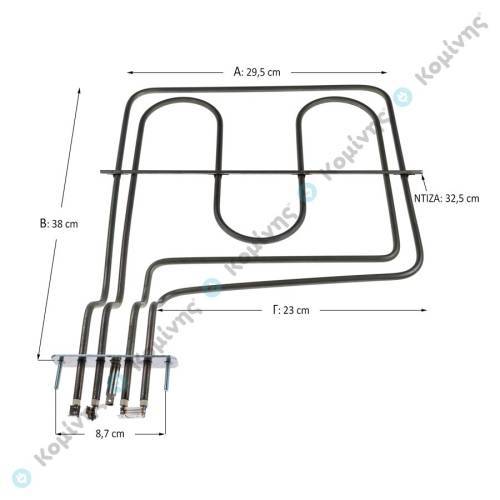 ΑΝΩ ΑΝΤ/ΣΗ & ΓΚΡΙΛ IZOLA 1600+1000W