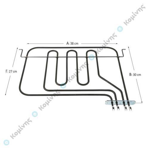 ΑΝΩ ΑΝΤ/ΣΗ + ΓΚΡΙΛ NARDI 800+1600W