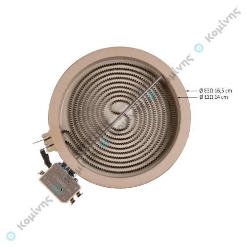 ΕΣΤΙΑ ΚΕΡΑΜΙΚΗ Φ165mm-1200W Eika (2 ΑΚΡΑ)