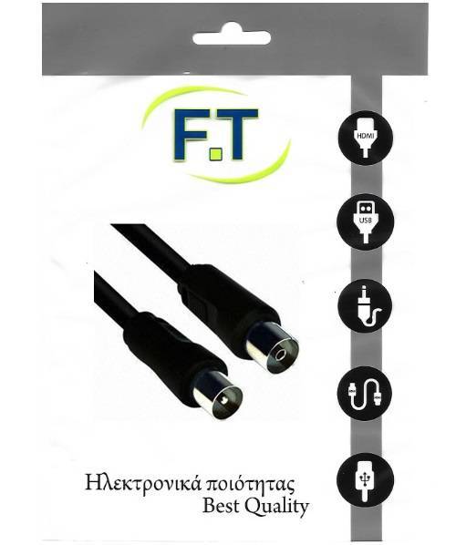 FTT2-001/black Καλωδίωση RF 1.5m