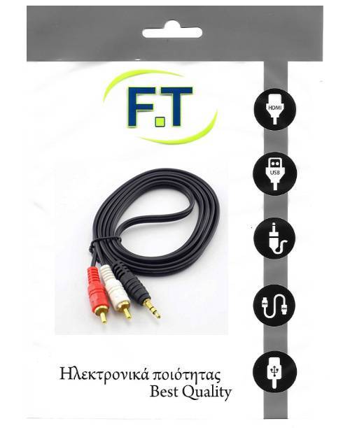 FTT16-011 3.5mm stereo σε 2 rca 5m