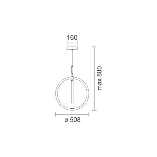 ΚΡΕΜΑΣΤΟ ΦΩΤΙΣΤΙΚΟ LED 35W 4000K