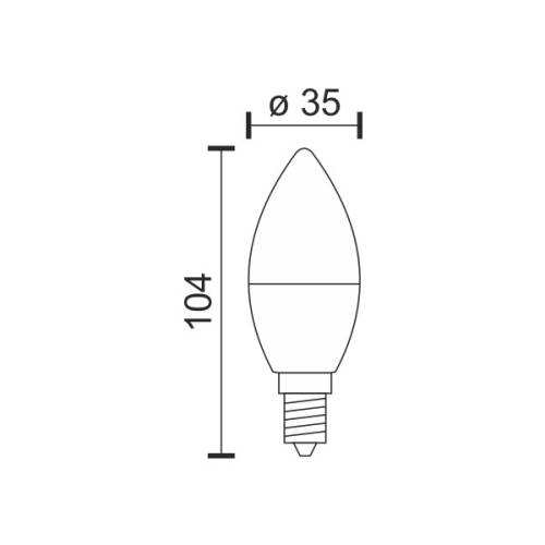 ΛΑΜΠΤΗΡAΣ LED E14 SMART WiFi 5.5W RGB