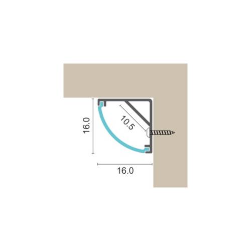 ΕΞΩΤΕΡΙΚΟ ΓΩΝΙΑΚΟ ΠΡΟΦΙΛ ΑΛΟΥΜΙΝΙΟΥ