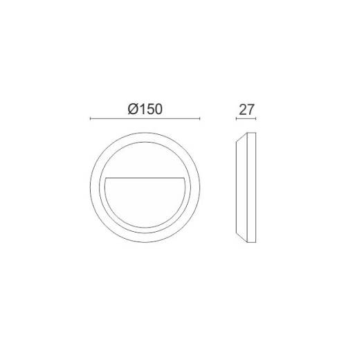 ΑΠΛΙΚΑ LED ΕΞΩΤΕΡΙΚΟΥ ΧΩΡΟΥ 1.5W 4000K