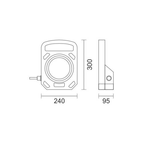 ΦΟΡΗΤΟΣ ΠΡΟΒΟΛΕΑΣ LED ΕΡΓΑΣΙΑΣ SMD 30W 6000K