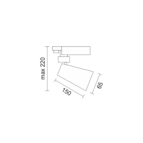 SPOT ΡΑΓΑΣ LED ΡΥΘΜΙΖΟΜΕΝΟ 20W 4000K