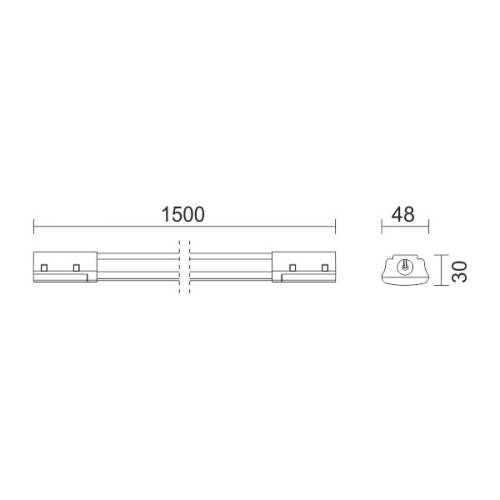 ΓΡΑΜΜΙΚΟ ΦΩΤΙΣΤΙΚΟ LED ΣΤΕΓΑΝΟ 45W 4000K