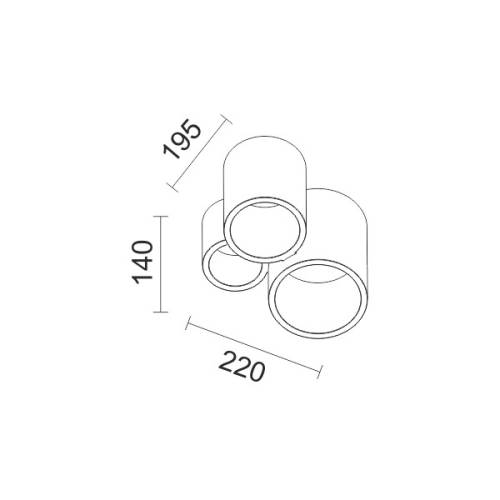 ΓΥΨΙΝΟ ΣΠΟΤ ΟΡΟΦΗΣ GU10