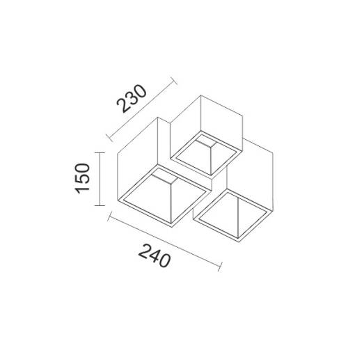 ΓΥΨΙΝΟ ΣΠΟΤ ΟΡΟΦΗΣ GU10