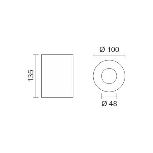 ΓΥΨΙΝΟ ΟΡΟΦΗΣ GU10 10W