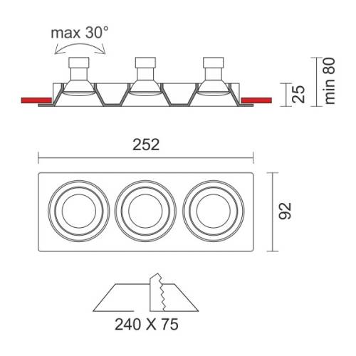 ΧΩΝΕΥΤΑ ΠΕΡΙΣΤΡΕΦΟΜΕΝΑ ΟΡΟΦΗΣ ΠΛΑΣΤΙΚΑ GU10