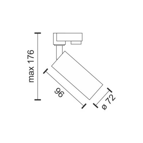 ΣΠΟΤ ΡΑΓΑΣ 1 ΦΑΣΕΙΣ GU10 10W