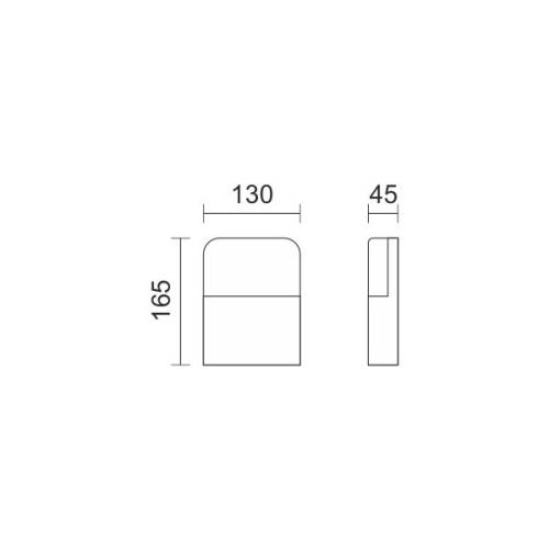ΑΠΛΙΚΑ LED ΕΞΩΤΕΡΙΚΟΥ ΧΩΡΟΥ 6W 4000K
