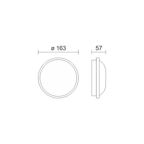 ΑΠΛΙΚΕΣ / ΠΛΑΦΟΝ LED ΣΤΕΦΑΝΕΣ 15W 3000K