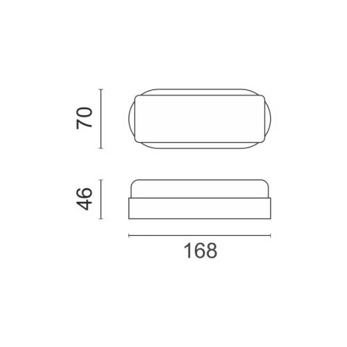 ΑΠΛΙΚΕΣ ΕΞΩΤΕΡΙΚΟΥ ΧΩΡΟΥ LED 12W 4000K