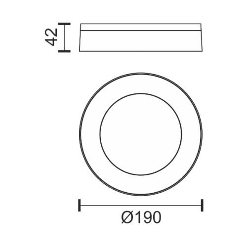 ΑΠΛΙΚΕΣ ΕΞΩΤΕΡΙΚΟΥ ΧΩΡΟΥ LED 15W 3000K